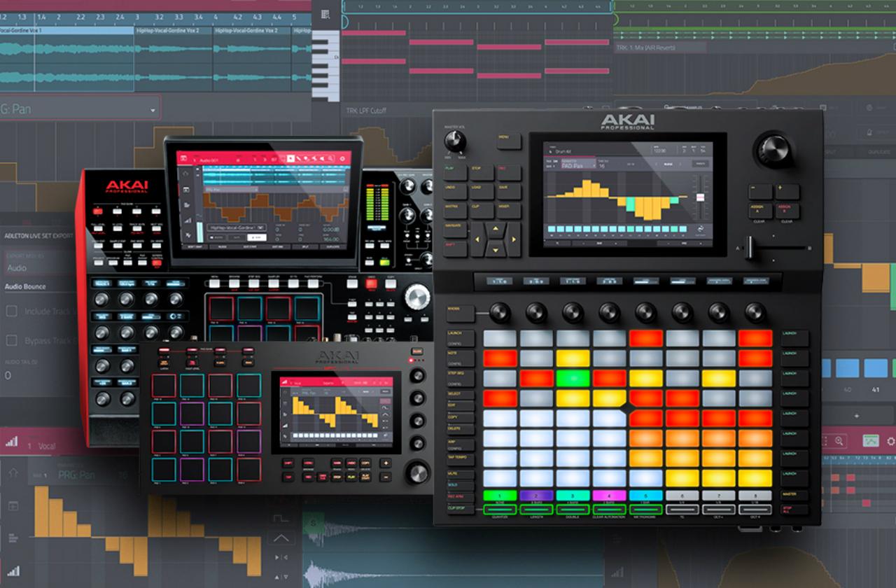 AKAI Force、MPC X、MPC Liveで制作したプロジェクトがAbleton Liveで 