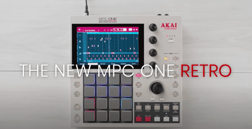 Akai MPC OneにオールドスクールなMPCを彷彿させるレトロ仕様の限定 