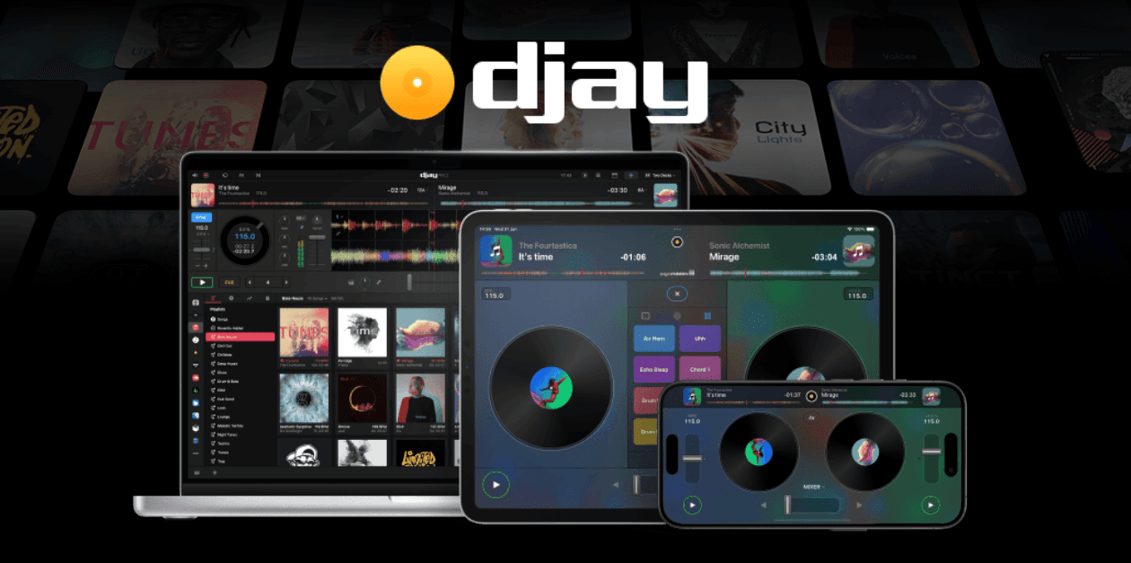 DJアプリ「djay」でApple Musicの音源が使用可能に! さらに「Vision