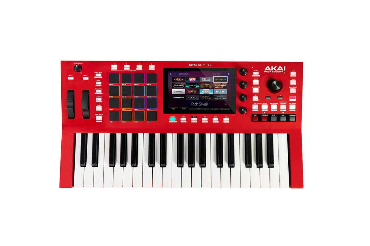 AKAI professional、噂の37鍵付きMPC「MPC KEY 37」をリリース 